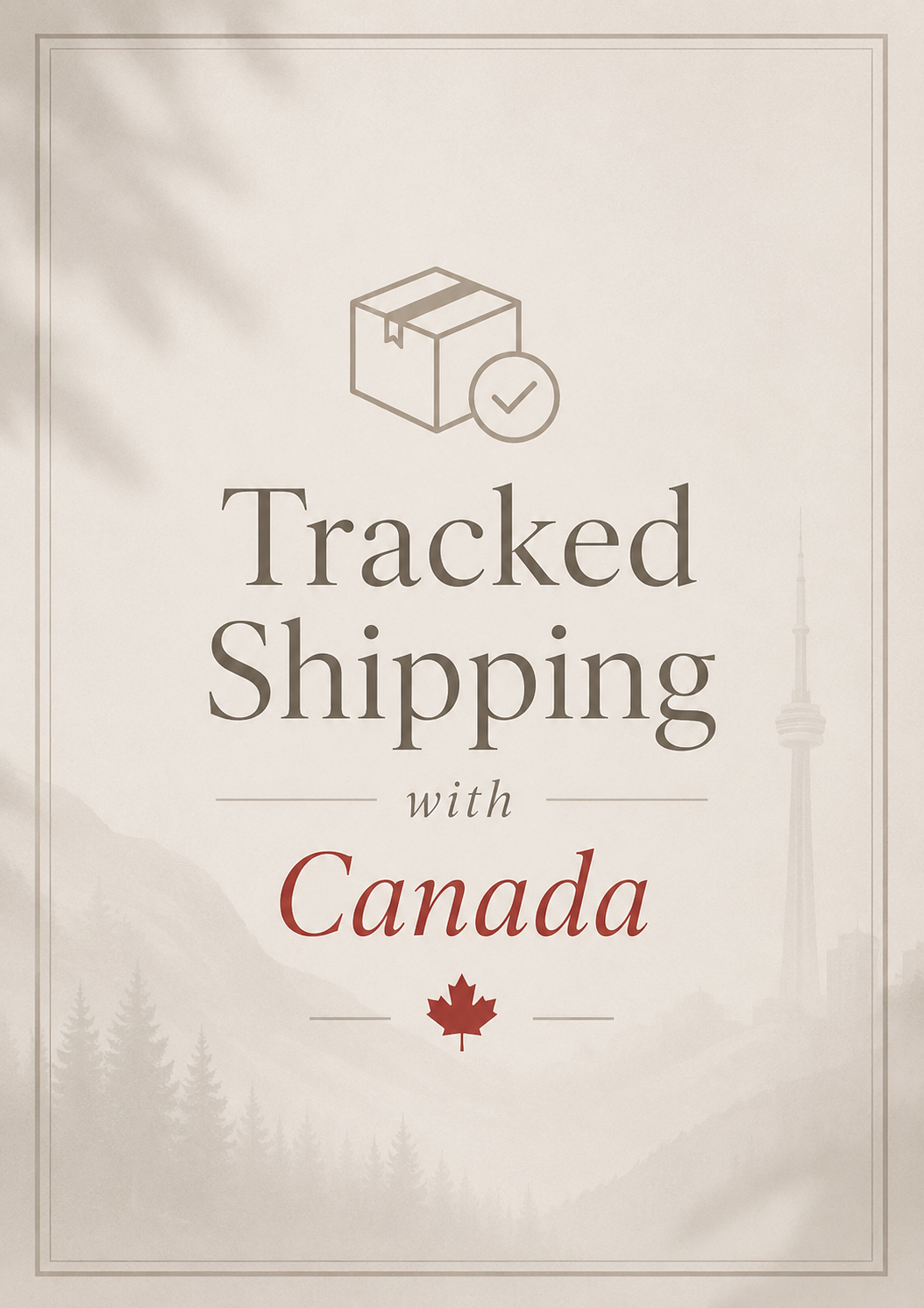 Upgrade Tracked Shipping Order