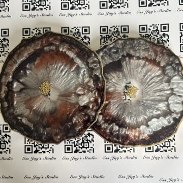 Resin Coasters-Coffee Brown