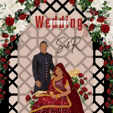 Islamic Wedding invitation-Pakistani wedding card