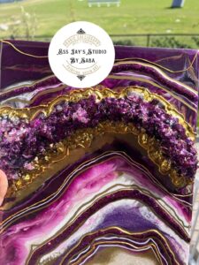 Purple geode