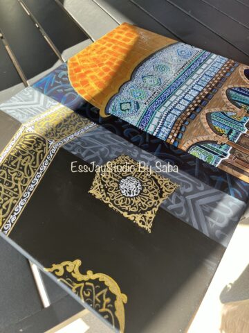 The Two Qibla-Original Hand painting- - Image 2